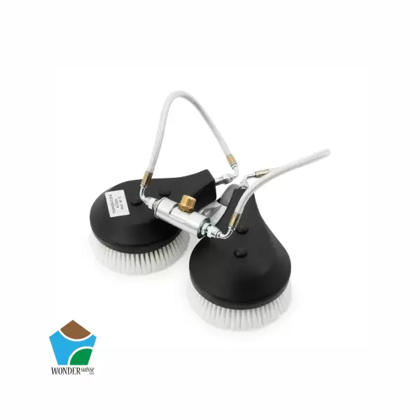 Double Brosse à Contresens: Poils Nylon